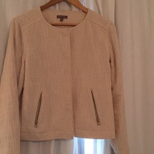 Winter white dress jacket from Lila P